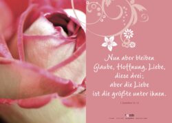 Poster A2 Nun aber bleiben Glaube, Hoffnung, Liebe