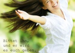 Postkarte Freude