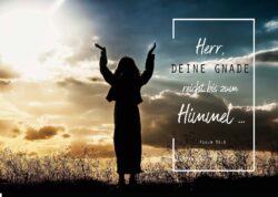Postkarte   Herr, Deine Gnade