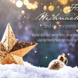 Faltkarte Frohe Weihnachten