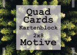 Quad Cards - Postkartenbuch/Kartenblock