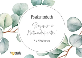 Segens- und Mutmachkarten - Postkartenbuch Ein eigens angefertigter Kartenblock aus unseren beliebtesten Querformat Graphic Cards. 5x2 Postkarten im klassischen A6 Format. Perfekt zum verschenken.