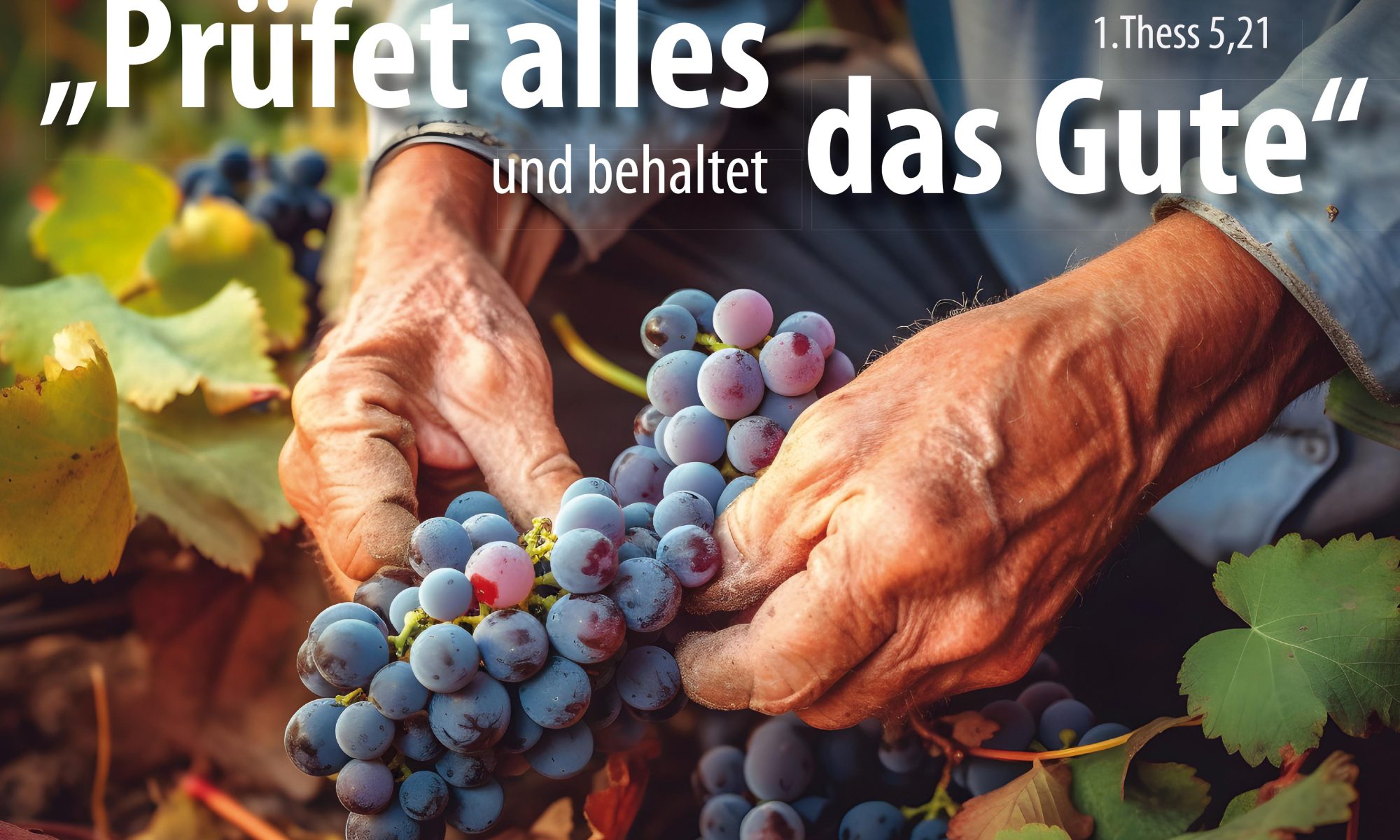 Jahreslosung 2025 Postkarten Set Motiv "Weinrebe" 10x Postkarten B6