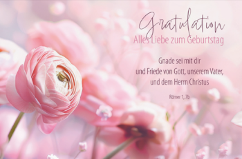 Faltkarte - Gratulation - Alles Liebe zum Geburtstag