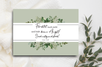 341 105 156 christliche Postkarte mit Bibelvers Graphic Card 4youmedia Verlag