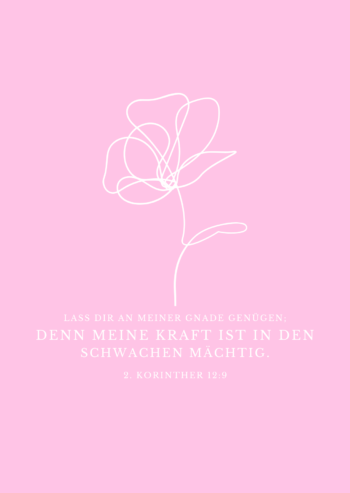 341-117-054 Meine Kraft ist in den Schwachen mächtig christliche Postkarte mit Bibelvers oneline art minimalistisch 4youmedia Verlag