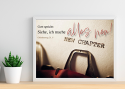 A3 Poster Jahreslosung 2026 New Chapter