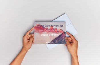 Christliche Postkarte mit Bibelvers I Affirmationskarte I Landscape-Cards Vulkan 4youmedia Verlag