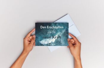 Landscape-Card A6-Wasser christliche Postkarte 4youmedia Verlag