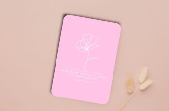 341-117-054 Meine Kraft ist in den Schwachen mächtig christliche Postkarte mit Bibelvers oneline art minimalistisch 4youmedia Verlag