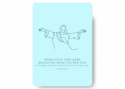 341-117-053 Bei Gott ist alles ist möglich christliche Postkarte mit Bibelvers oneline art minimalistisch 4youmedia Verlag