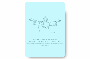 341-117-053 Bei Gott ist alles ist möglich christliche Postkarte mit Bibelvers oneline art minimalistisch 4youmedia Verlag