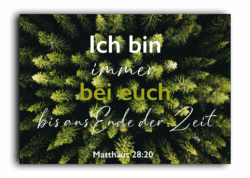 341-118-050-Landscape-Card Postkarte mit Bibelvers Christliche Landschaftskarte Wald 4youmedia Verlag