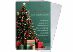 Faltkarte Weihnachten Baum