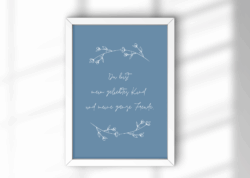 A4 Poster "Mein geliebtes Kind" im Bilderrahmen