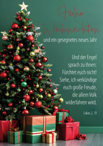 Faltkarte Weihnachten Baum – Bild 2