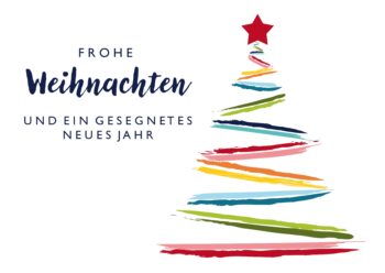 Postkarte Frohe Weihnachten Baum – Bild 2