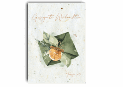 Postkarte Weihnachten Geschenk