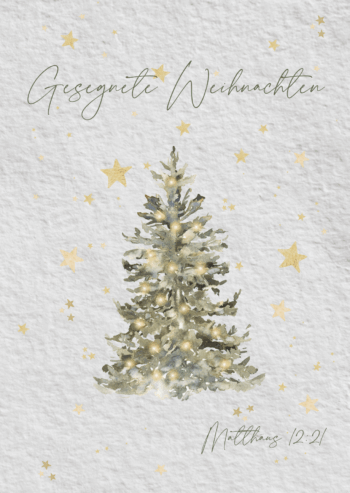 Postkarte Weihnachten Baum – Bild 2